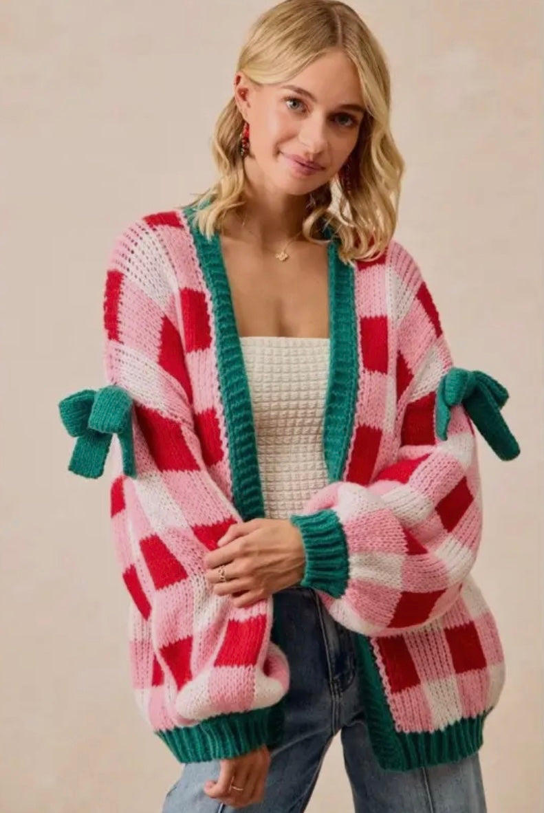 Candy Cane Cutie Cardigan