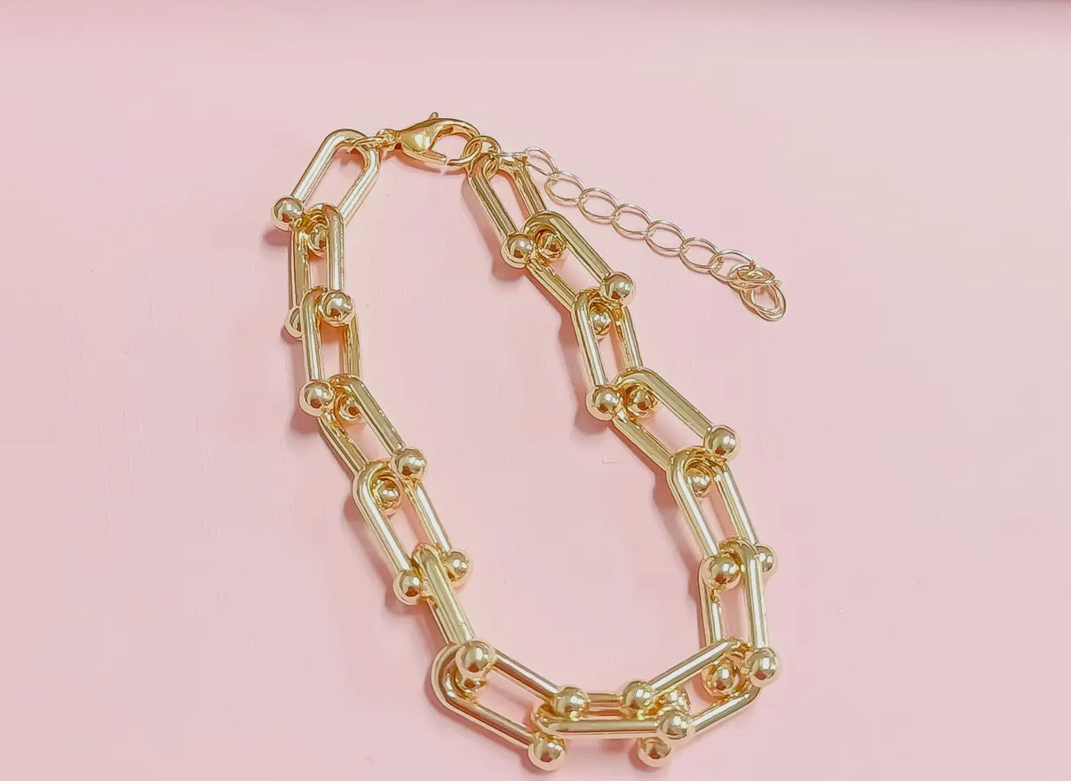Gold Link Bracelet