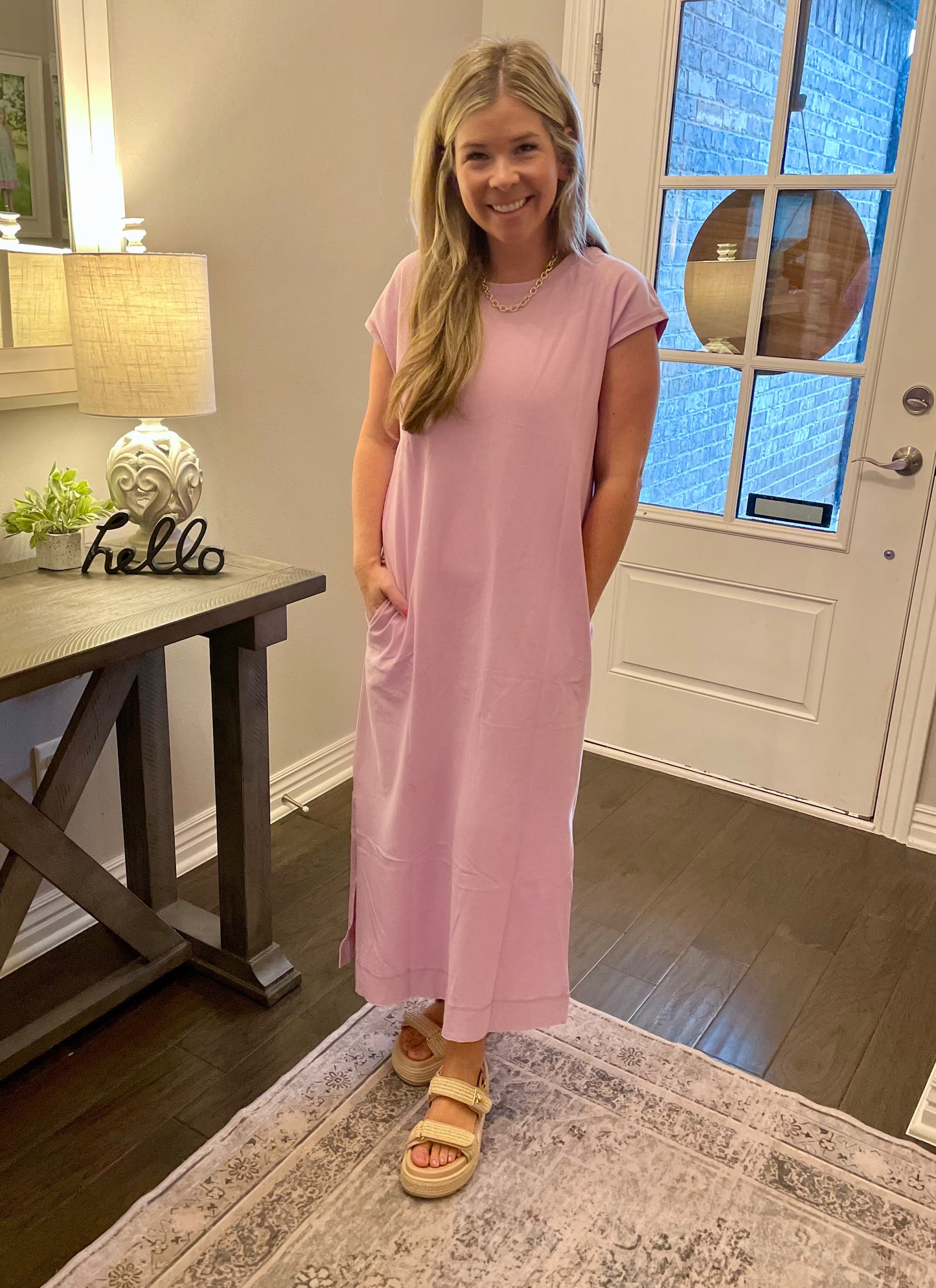 Mineral Washed Tee Dress
