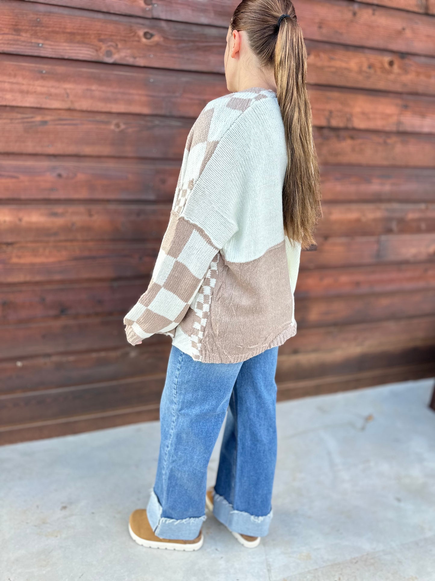 Mocha & Cream Sweater