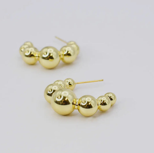 Bubble Hoop Earring