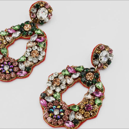 Wreath Floral Earrings