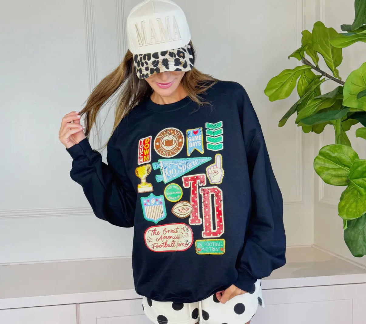 Varsity Patch Sweatshirt