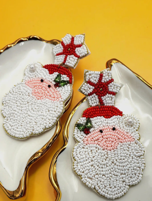 Santa Earrings