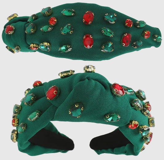 Green Jeweled Headband