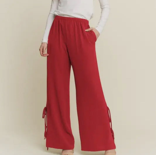 Red Tie Pant