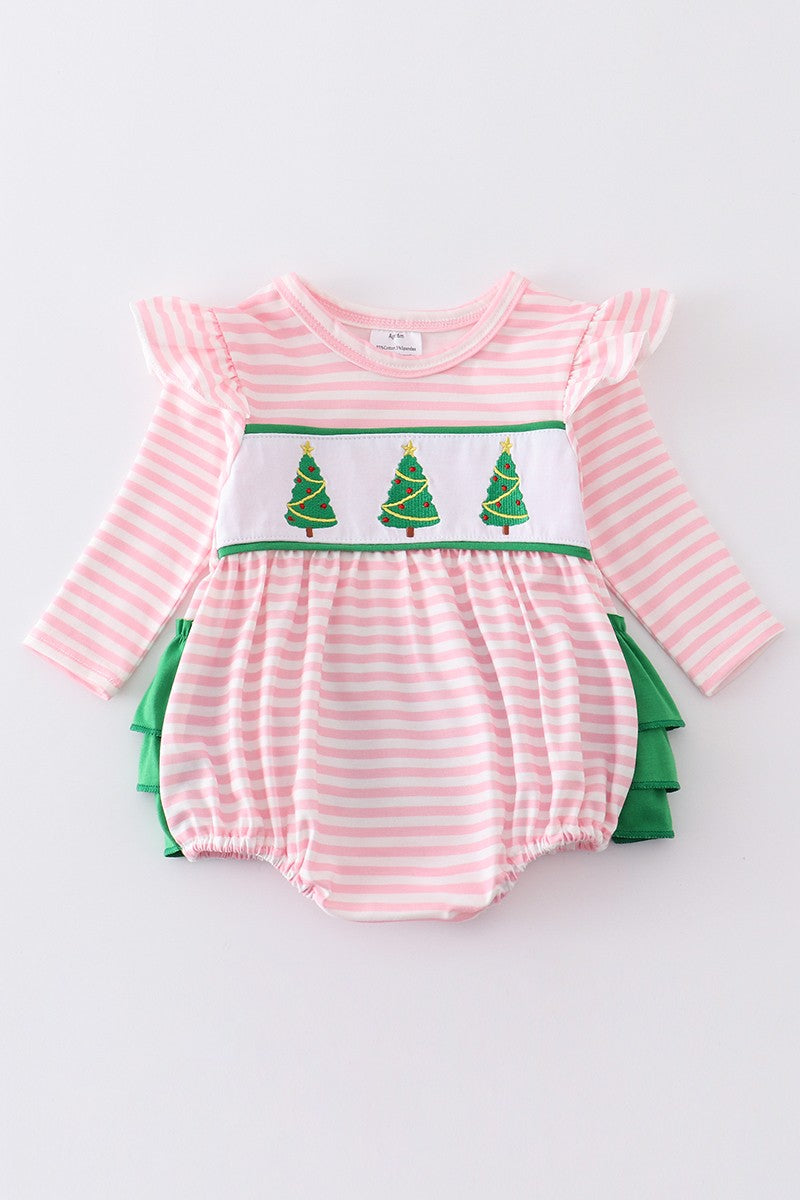 Christmas Tree Bubble Romper